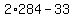 2%2A284-33