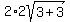 2%2A2sqrt%283%2B3%29