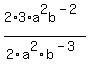 2%2A3%2Aa%5E2b%5E%28-2%29%2F2a%5E2b%5E%28-3%29
