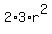 2%2A3%2Ar%5E2.