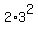 2%2A3%5E2