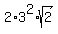 2%2A3%5E2%2Asqrt%282%29