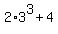 2%2A3%5E3%2B4
