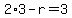 2%2A3-r=3