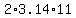 2%2A3.14%2A11