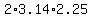 2%2A3.14%2A2.25