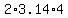 2%2A3.14%2A4