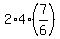 2%2A4%2A%287%2F6%29