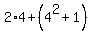 2%2A4%2B%284%5E2%2B1%29