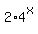 2%2A4%5Ex