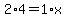 2%2A4+=+1%2Ax