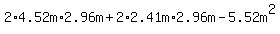 2%2A4.52m%2A2.96m%2B2%2A2.41m%2A2.96m-5.52m%5E2