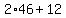 2%2A46+%2B+12
