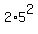 2%2A5%5E2