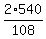 2%2A540%2F108