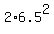 2%2A6.5%5E2