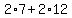 2%2A7%2B2%2A12