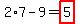 2%2A7-9=highlight%285%29