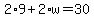2%2A9%2B2%2Aw=30