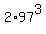 2%2A97%5E3