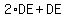 2%2ADE+%2B+DE