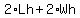 2%2ALh%2B2%2AWh