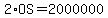 2%2AOS=2000000