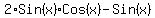 2%2ASin%28x%29Cos%28x%29+-+Sin%28x%29