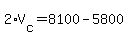 2%2AV%5Bc%5D=8100-5800