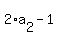 2%2Aa%5B2%5D+-+1