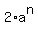 2%2Aa%5En