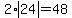2%2Aabs%2824%29=48