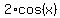 2%2Acos%28x%29