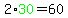 2%2Agreen%2830%29=60
