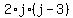 2%2Aj%2A%28j+-+3%29