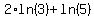 2%2Aln%283%29%2Bln%285%29