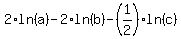 2%2Aln%28a%29-2%2Aln%28b%29-%281%2F2%29ln%28c%29