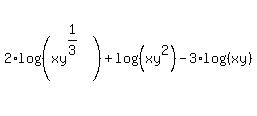 2%2Alog%28%28xy%5E%281%2F3%29%29%29+%2B+log%28%28xy%5E2%29%29+-+3%2Alog%28%28xy%29%29