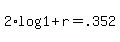 2%2Alog%281%2Br%29+=+.352