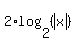 2%2Alog%282%2C%28abs%28x%29%29%29