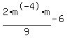 2%2Am%5E-4%2F9%2Am-6