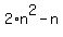 2%2An%5E2+-n