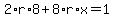 2%2Ar%2A8%2B8%2Ar%2Ax=1