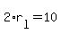 2%2Ar%5Bl%5D+=+10