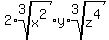 2%2Aroot%283%2Cx%5E2%29%2Ay%2Aroot%283%2Cz%5E4%29