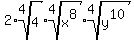 \"2%2Aroot%284%2C4%29%2Aroot%284%2Cx%5E8%29%2Aroot%284%2Cy%5E10%29\"