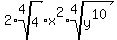 \"2%2Aroot%284%2C4%29%2Ax%5E2%2Aroot%284%2Cy%5E10%29\"