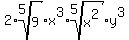 2%2Aroot%285%2C9%29%2Ax%5E3%2Aroot%285%2Cx%5E2%29%2Ay%5E3