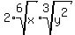 2%2Aroot%286%2Cx%29%2Aroot%283%2Cy%5E2%29