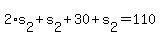 2%2As%5B2%5D%2Bs%5B2%5D%2B30%2Bs%5B2%5D=110